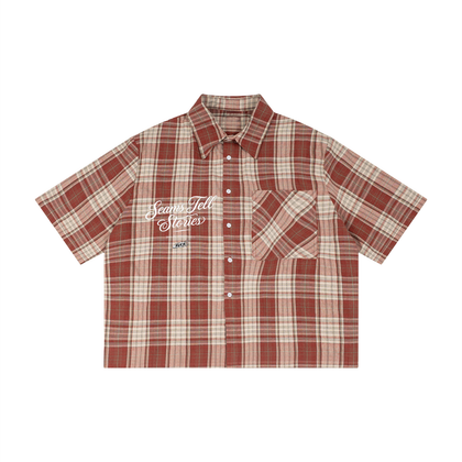 Plaid Shirt  (Boxy Fit)