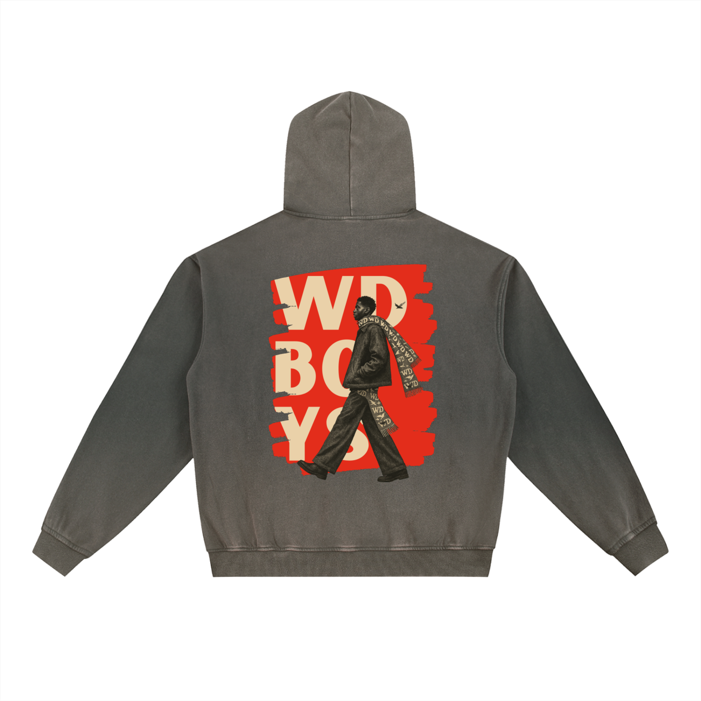 Wade Gradient Vintage Washed Hoodie