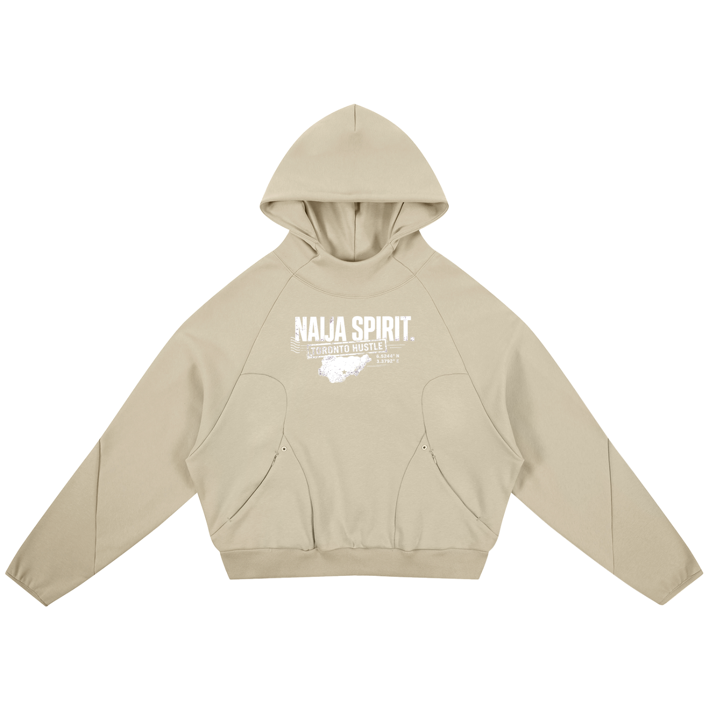 (premium) Curved Stitch Hoodie 350 g/m²)