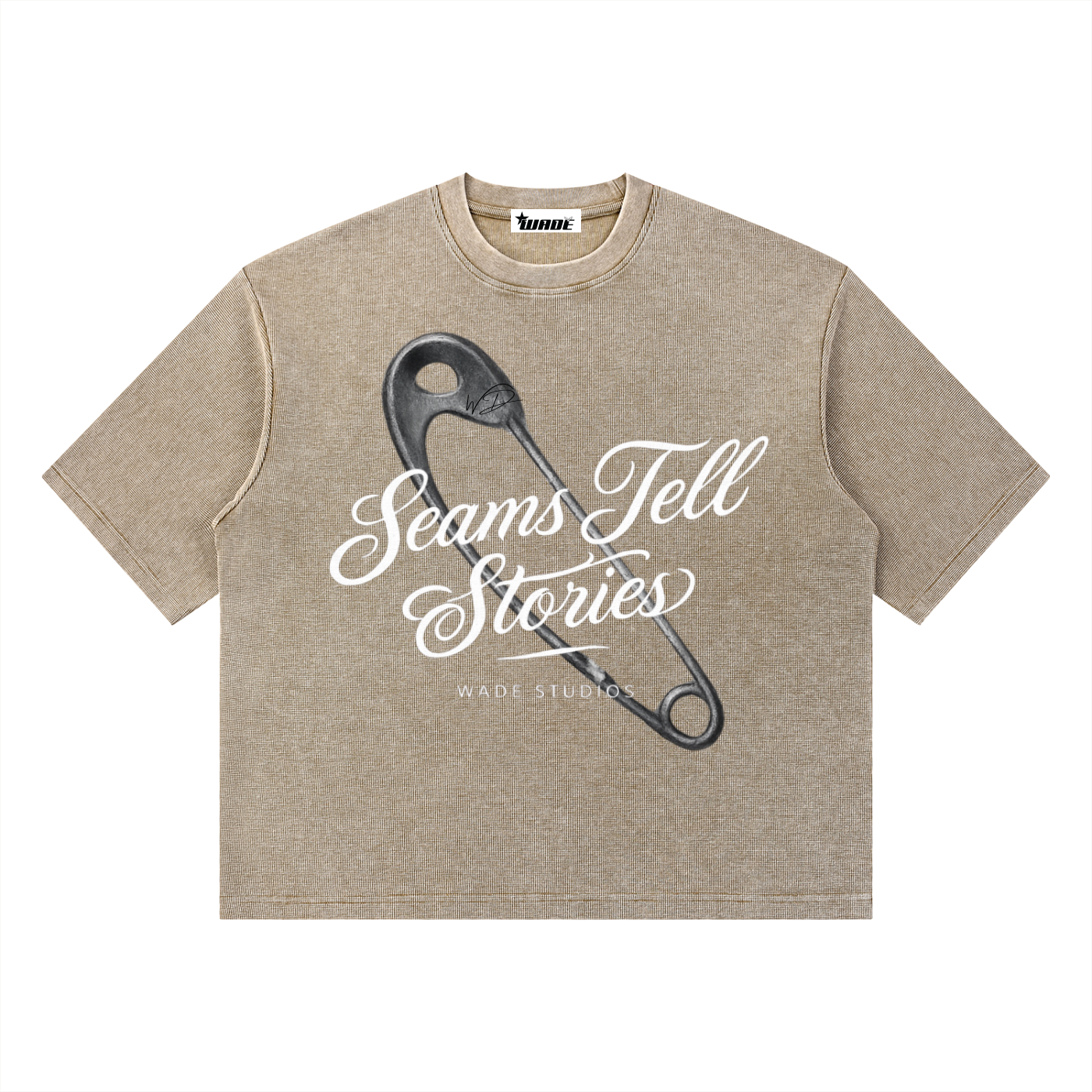 Mineral Wash Waffle T-Shirt (Boxy Fit)