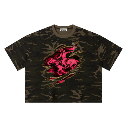 Wade Camo T-Shirt (Boxy Fit)