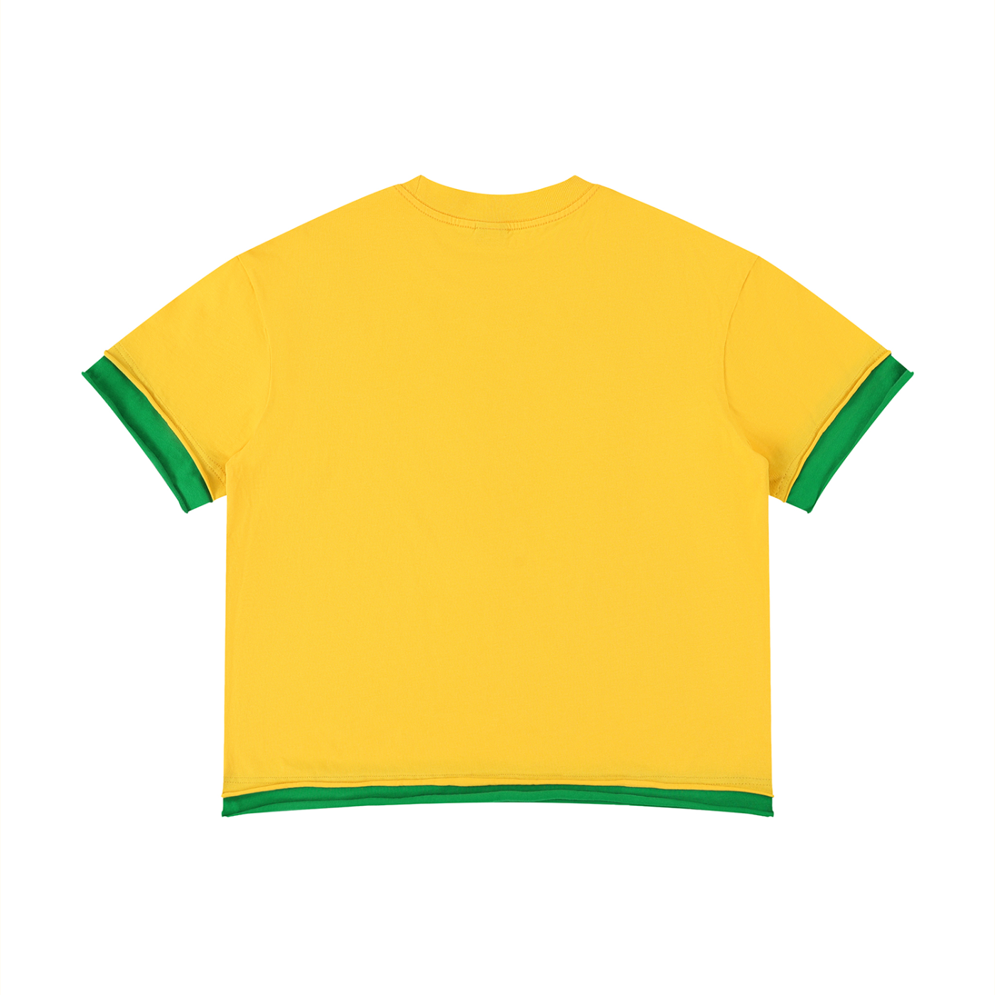 ASAKE Boxy Color Block T-Shirt