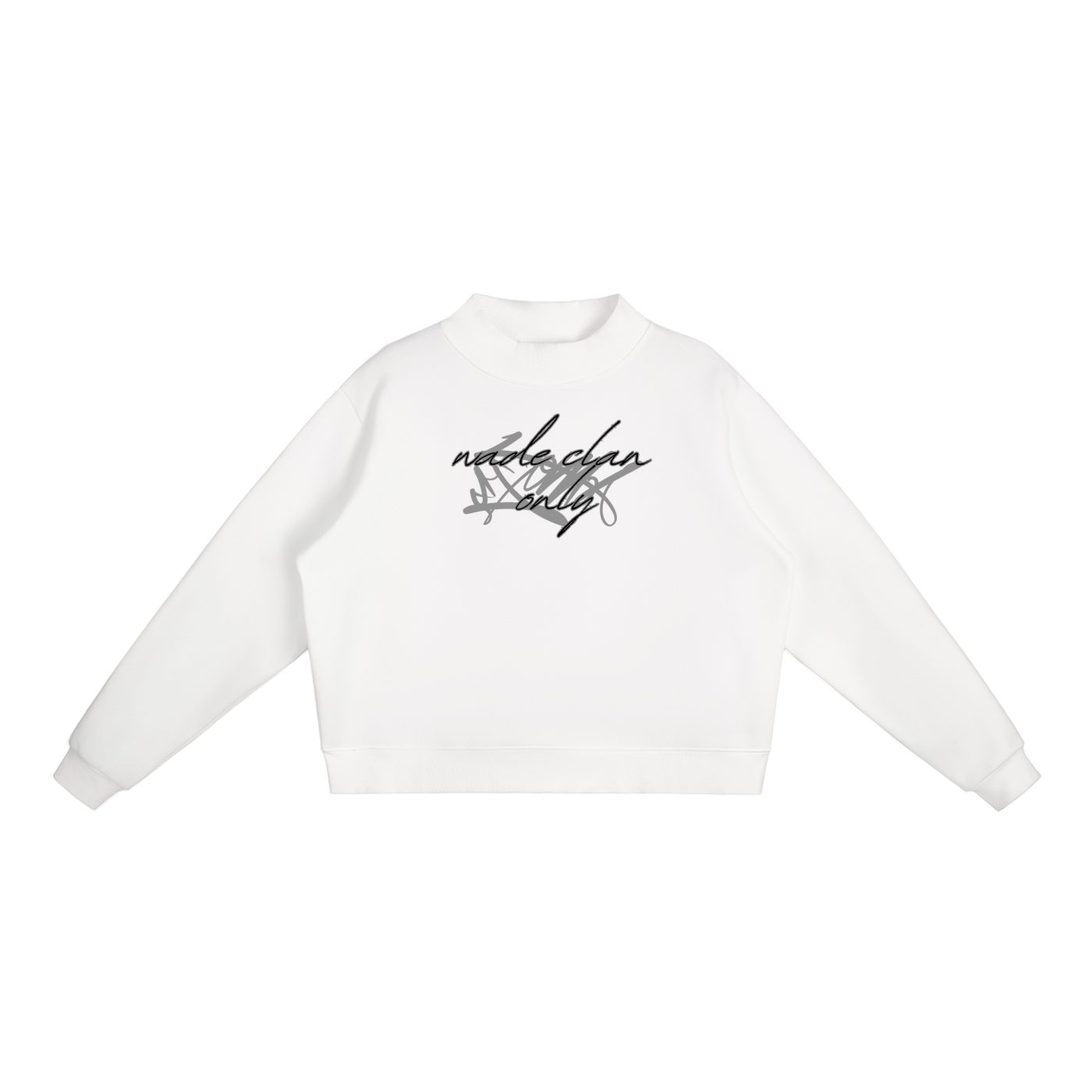 Wade Fleece Mock-Neck Sweatshirt