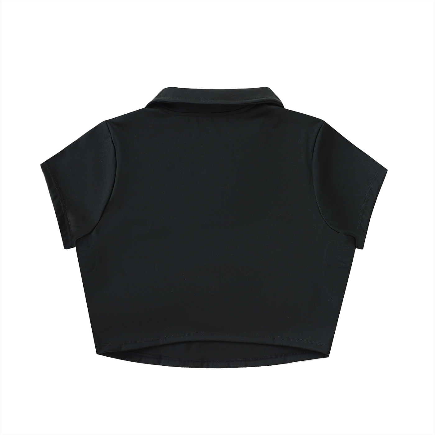 Wade V-Neck Lapel Crop Top