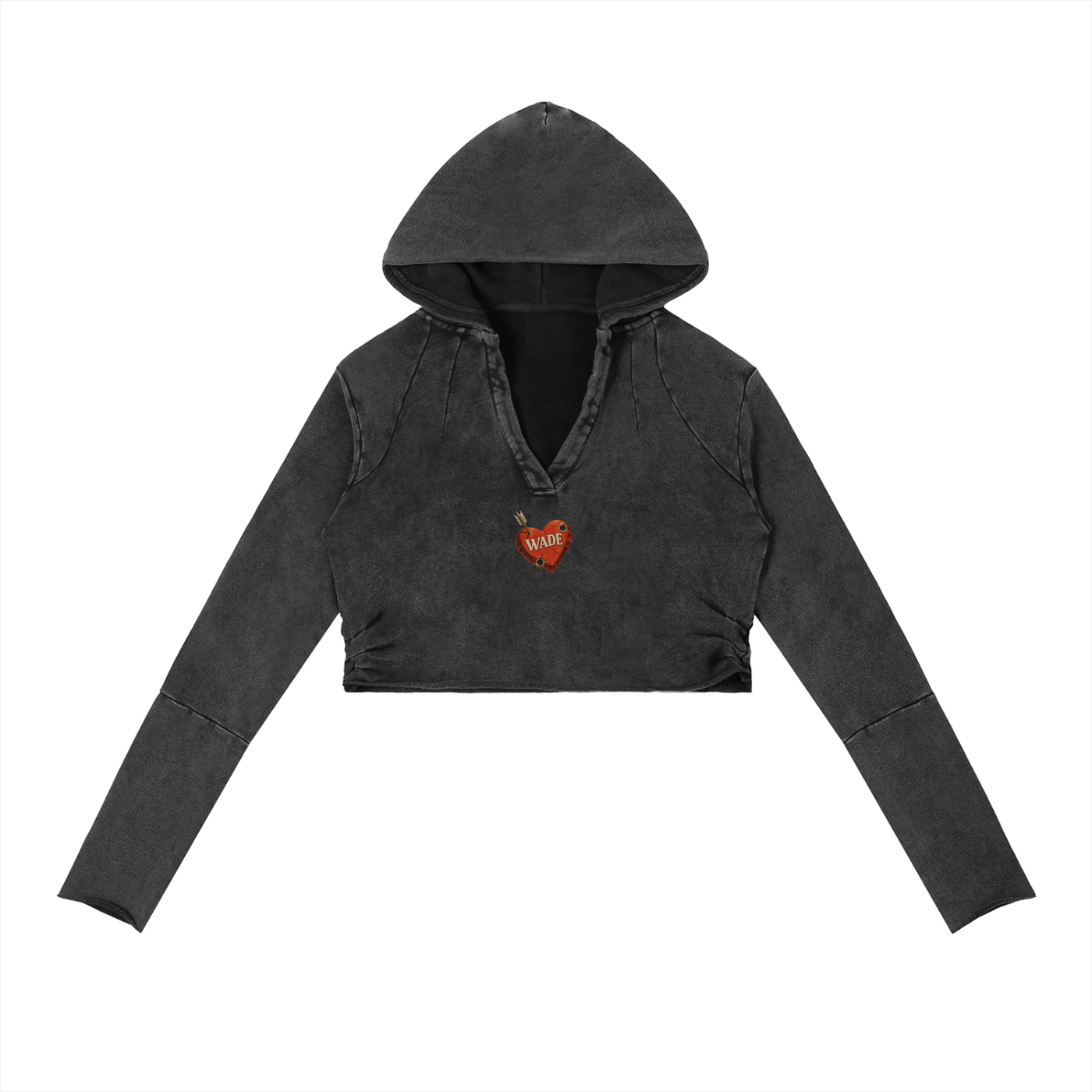Wade Vintage Raw Edge Hoodie