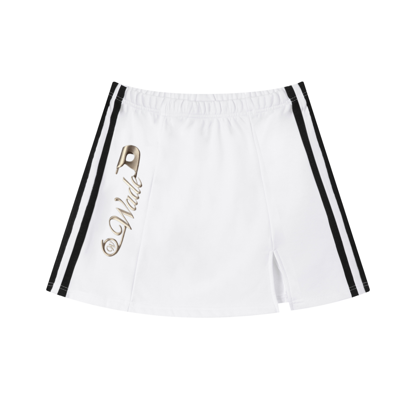 Wade Side Stripe Slit Skirt