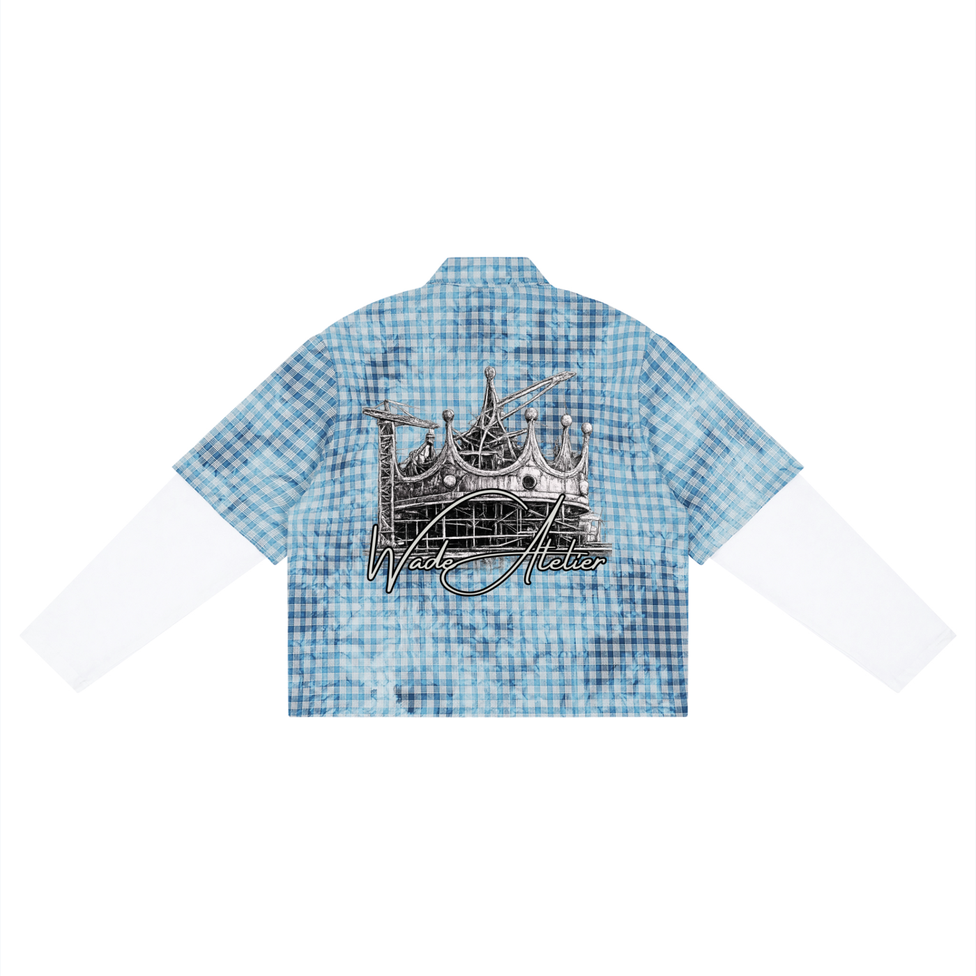 Wade Vintage Wash Plaid Short Sleeve Shirt