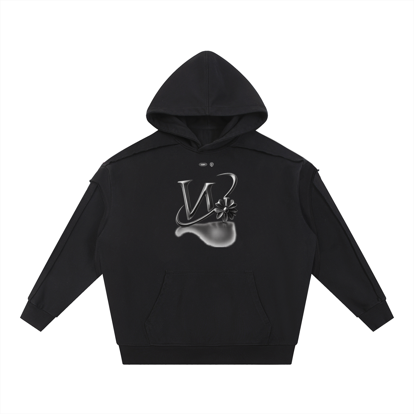 Wade Contrast Tape Double Layered Hoodie