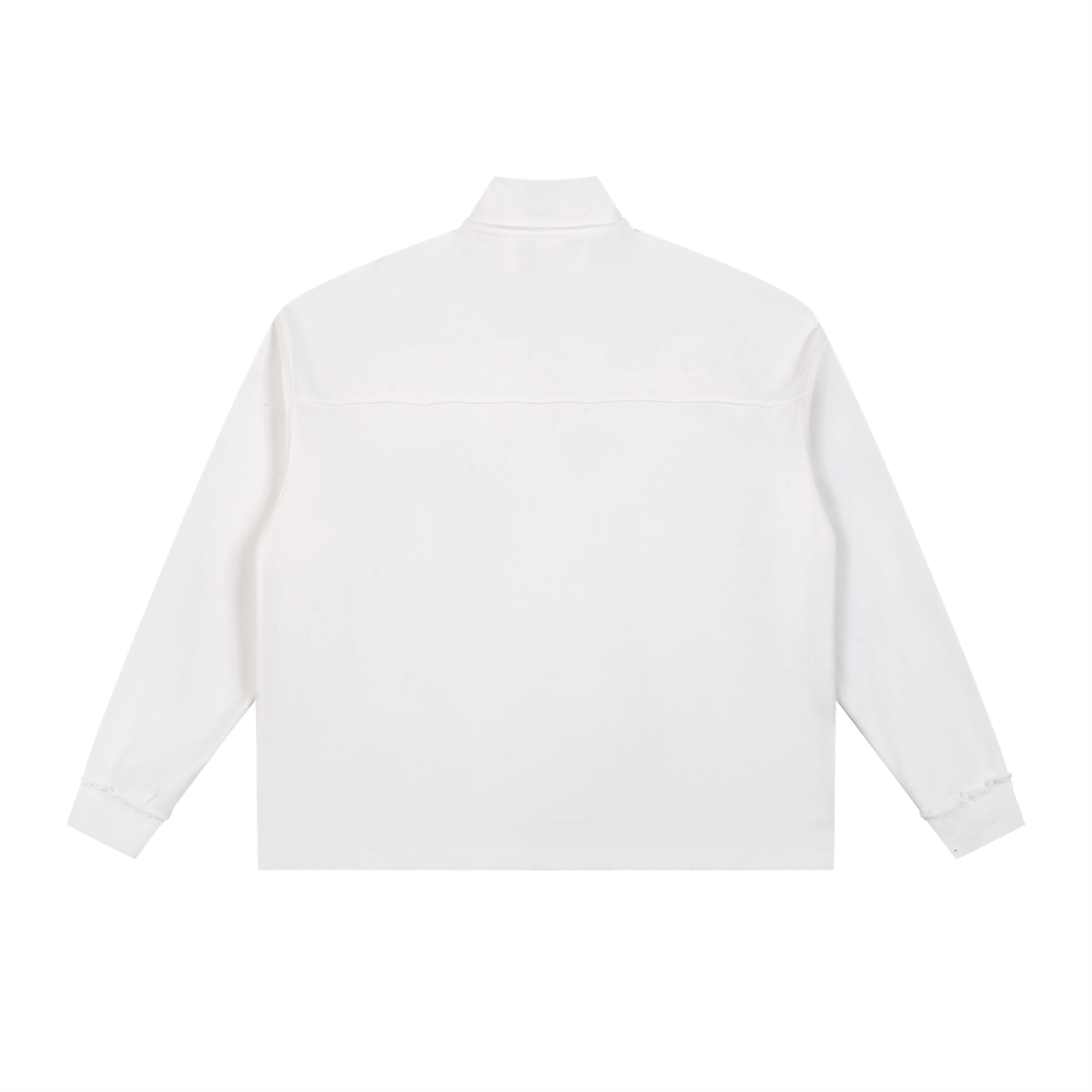 Half-Zip Rolled Edge Wade Sweatshirt