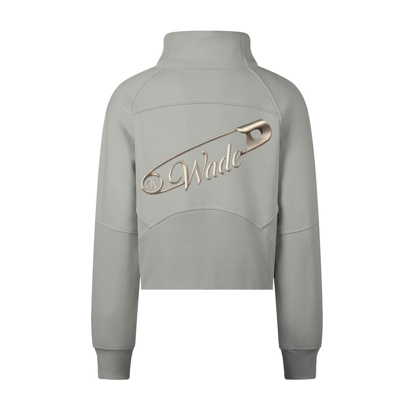 Wade Female Cropped Half-Zip Sweatshirt