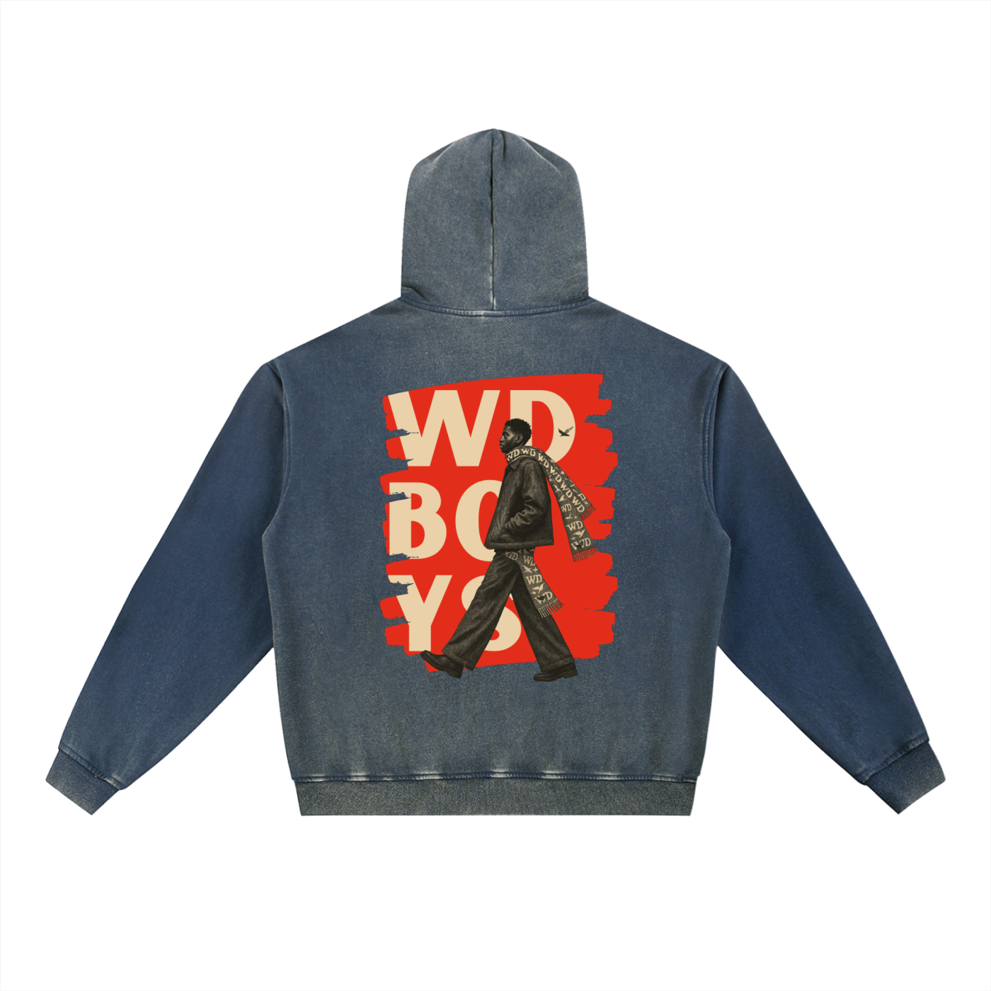 Wade Gradient Vintage Washed Hoodie