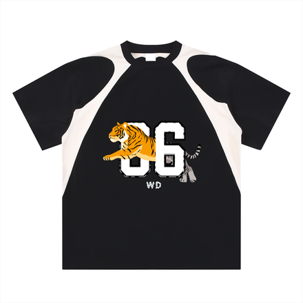 Wade Contrast Cotton T-Shirt