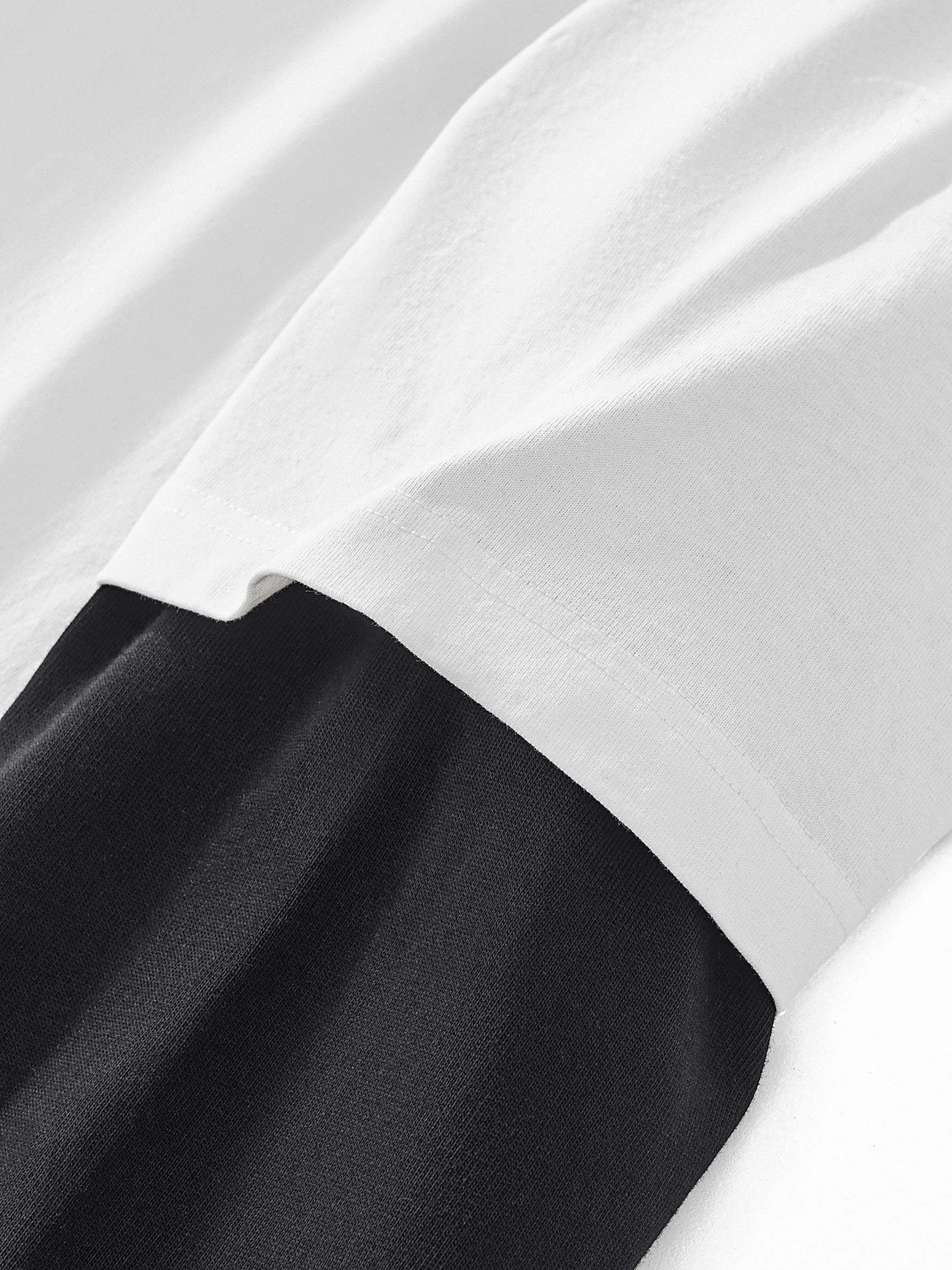 WD Layered Sleeve Cotton T-Shirt