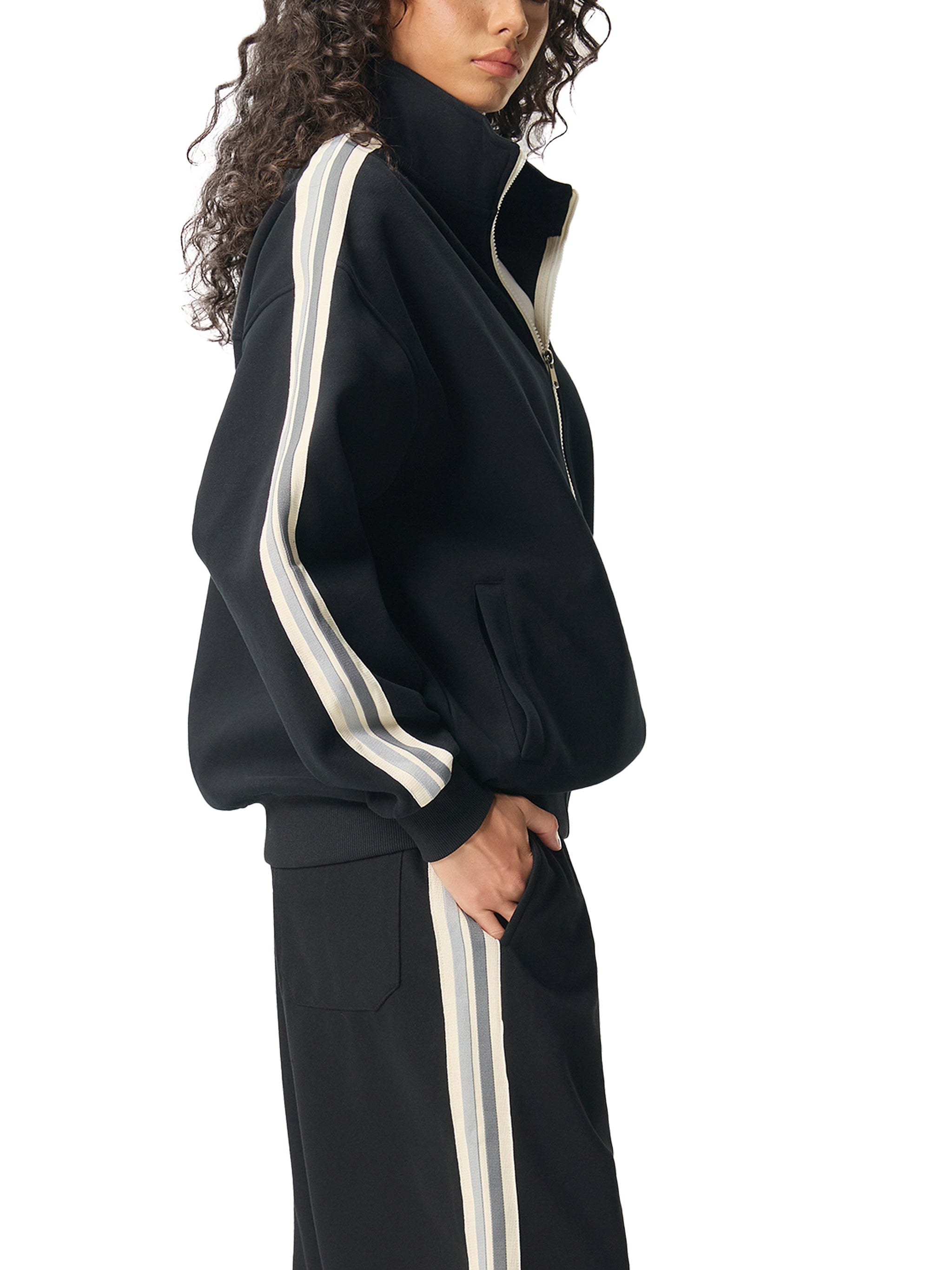 Wade Contrast Side-Stripe Jacket
