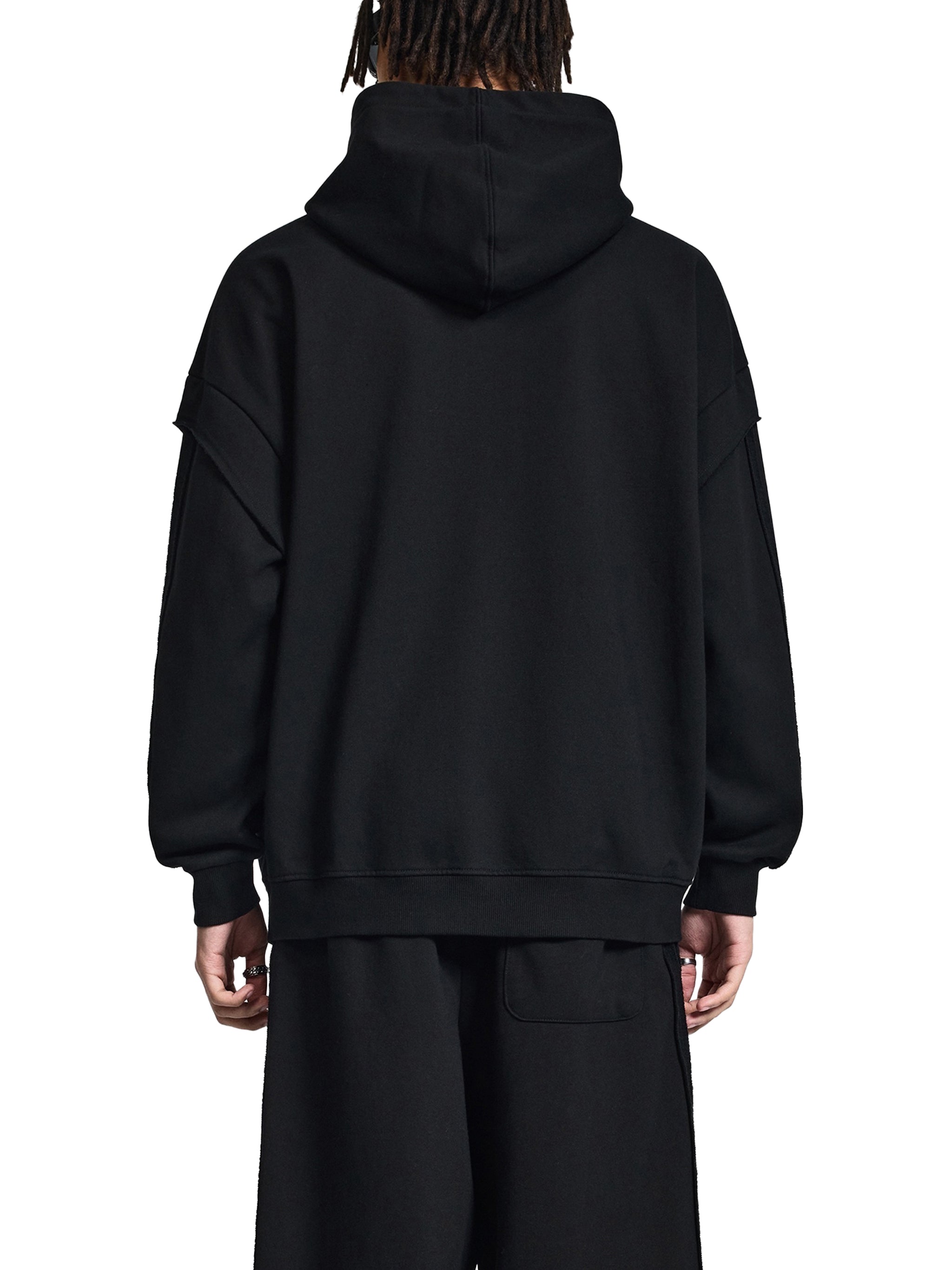 Wade Contrast Tape Double Layered Hoodie
