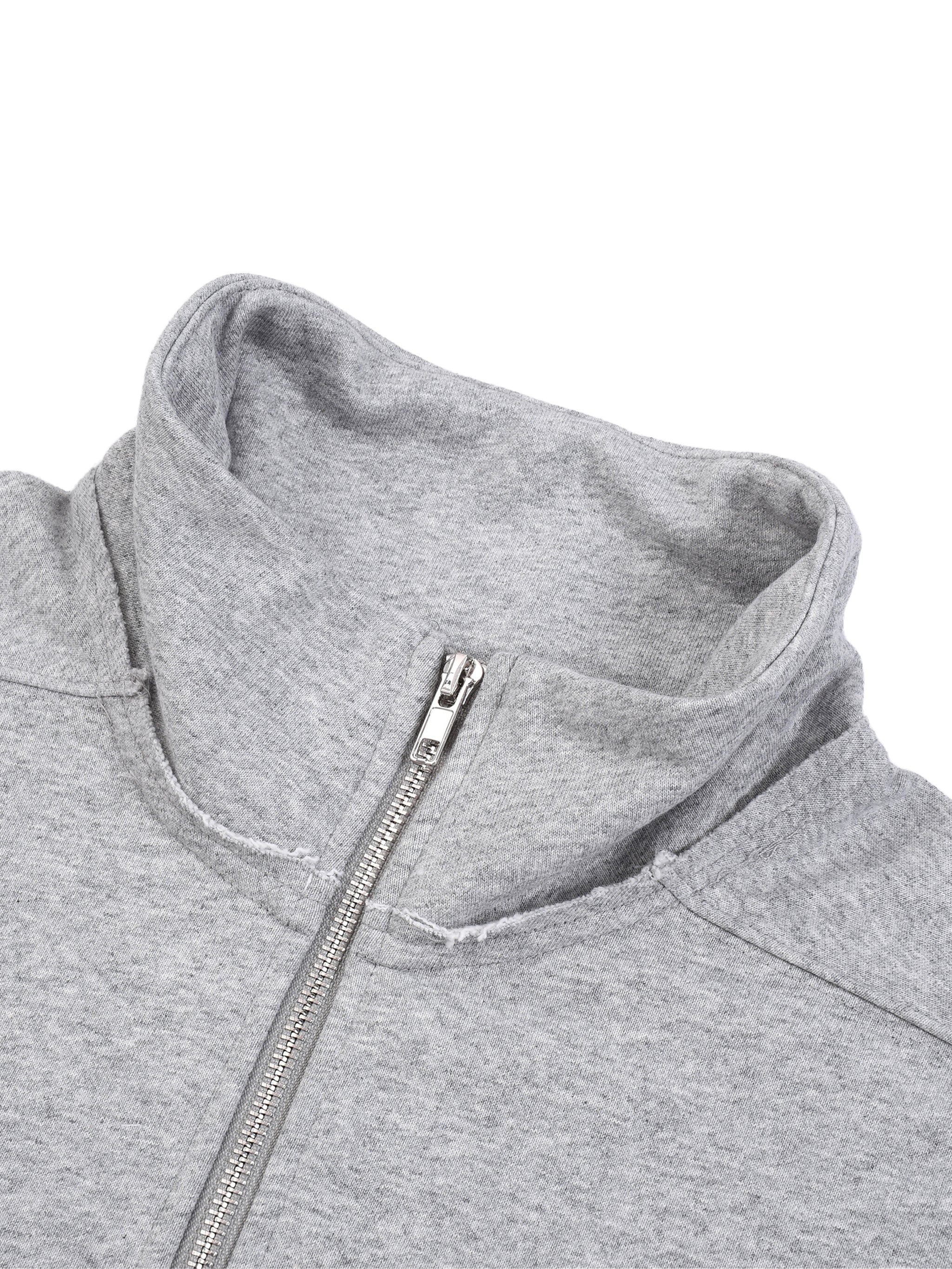 Half-Zip Rolled Edge Wade Sweatshirt