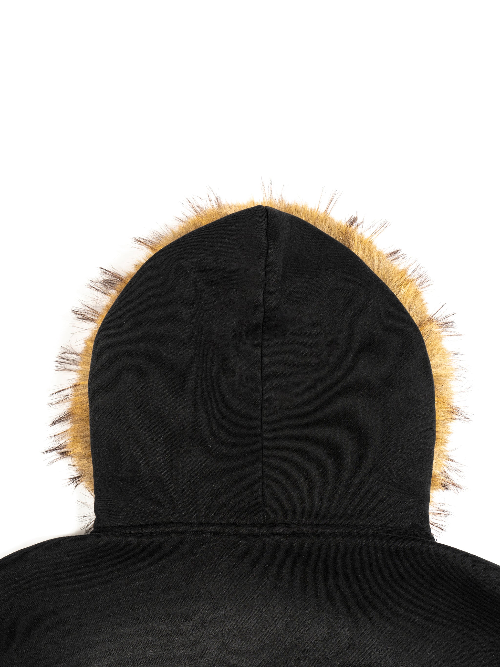 Wade Boxy Detachable Fur Hoodie