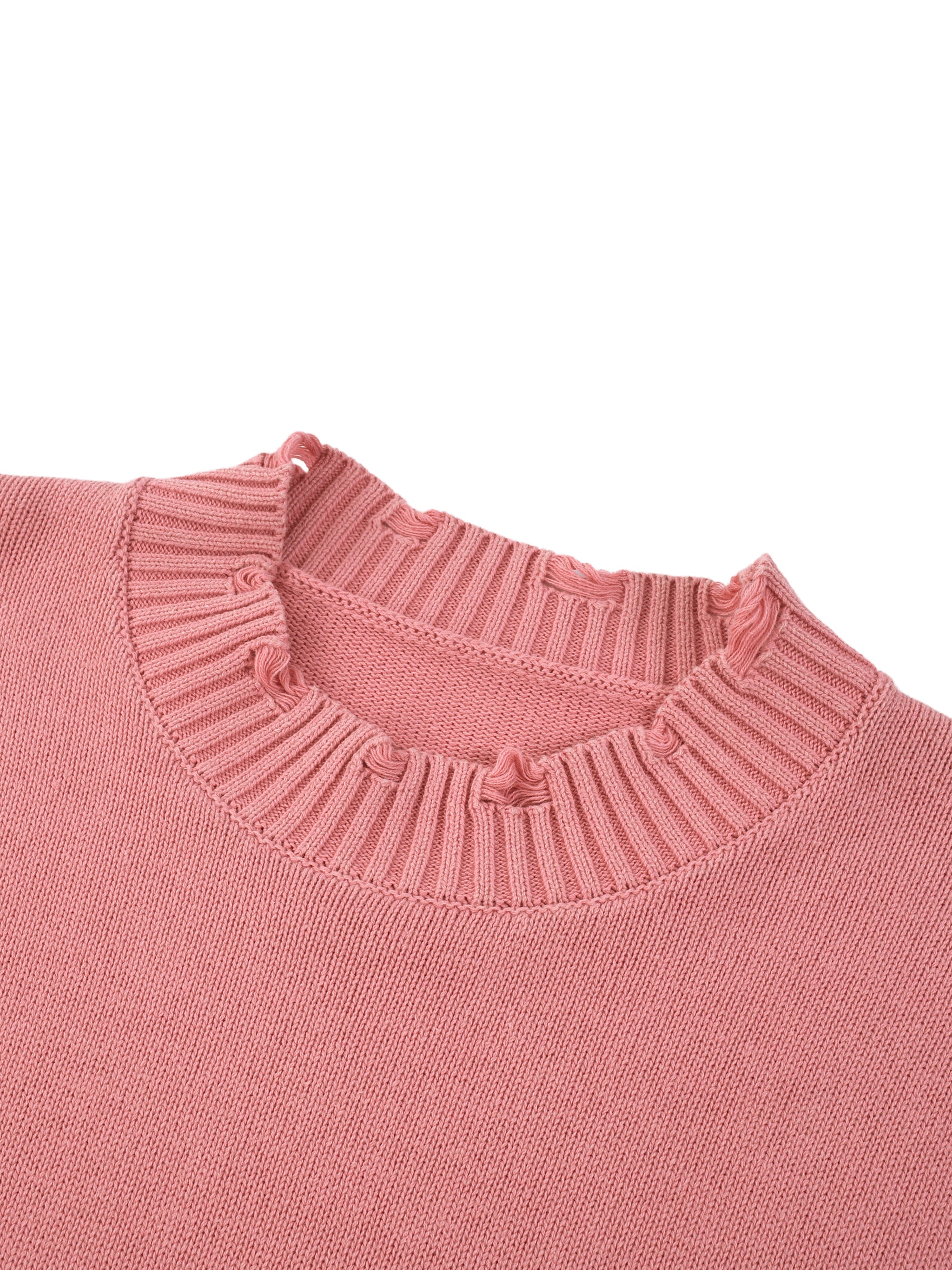 Pink WD Washed Sweater