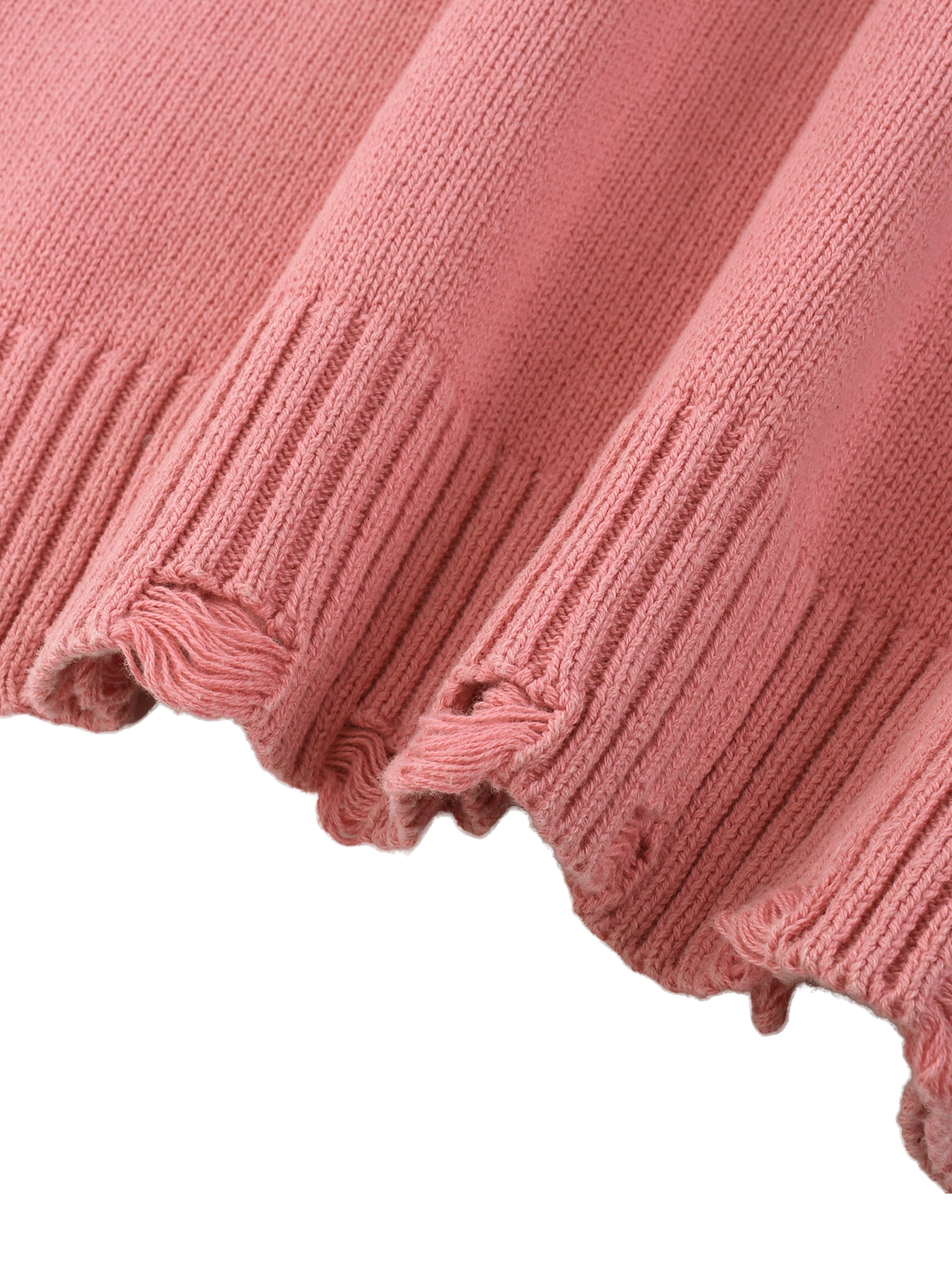 Pink WD Washed Sweater