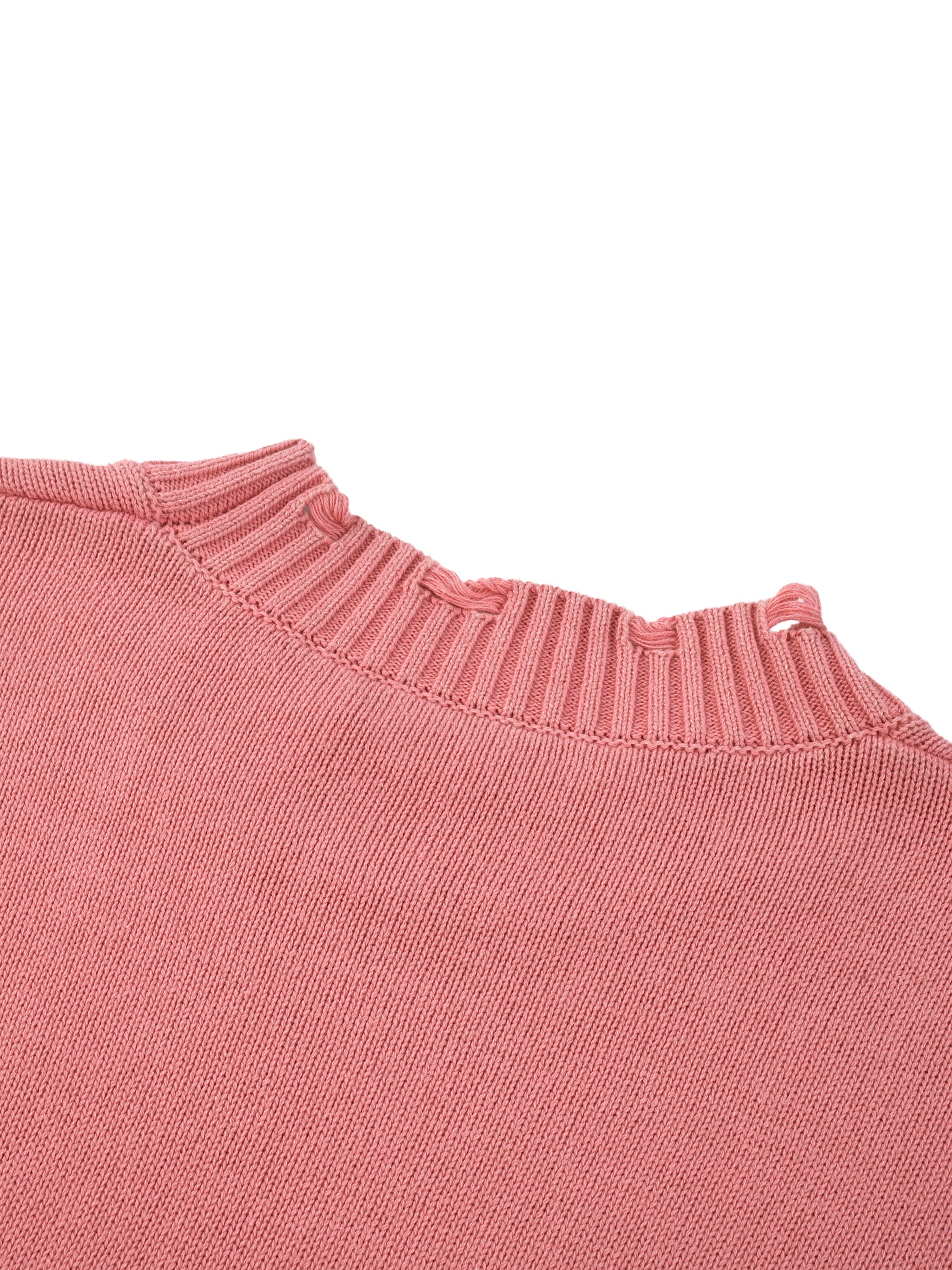 Pink WD Washed Sweater