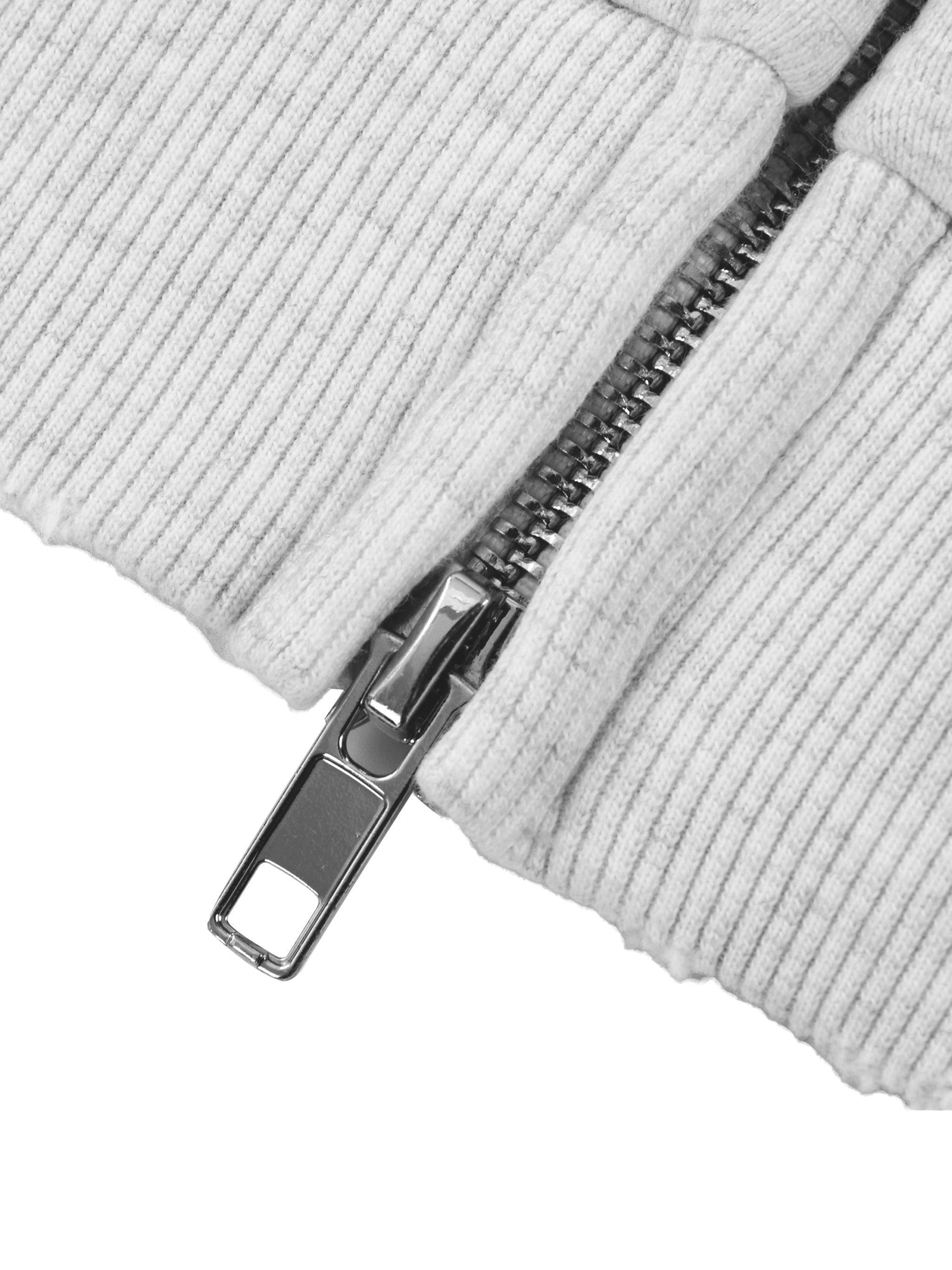 Raw Edge Zip Wade Sun-Fade Frayed Hoodie