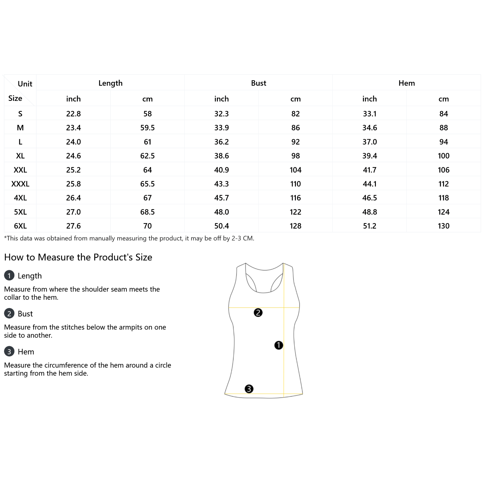 Hollow Back Tank